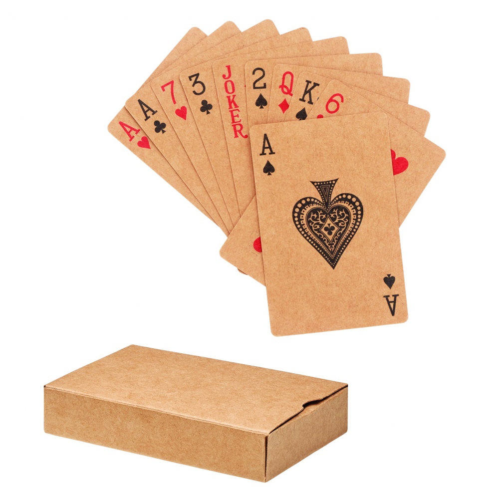 Logo trade promotional giveaway photo of: Recycled paper playing cards