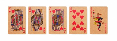 Logo trade promotional giveaways picture of: Recycled paper playing cards