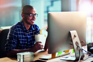 Logo trade advertising products image of: Stainless steel lunch box