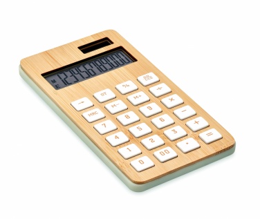 Logotrade promotional merchandise picture of: 12 digit bamboo calculator