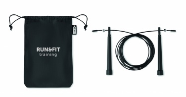Logo trade promotional items image of: Speed jumping rope RPET pouch