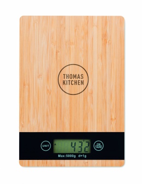 Logotrade corporate gifts photo of: Bamboo digital kitchen scales