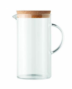 Logo trade corporate gifts image of: Borosilicate glass decanter 1L