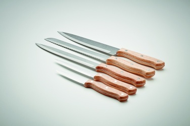 Logotrade promotional giveaways photo of: 5 piece knife set in base