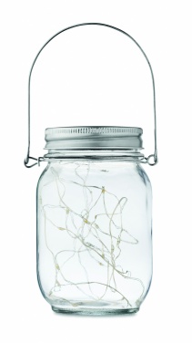 Logotrade business gift image of: Solar mason jar outdoor lamp