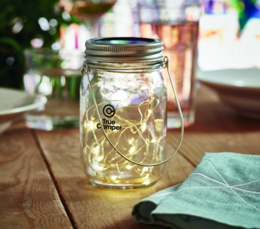 Logotrade corporate gift picture of: Solar mason jar outdoor lamp