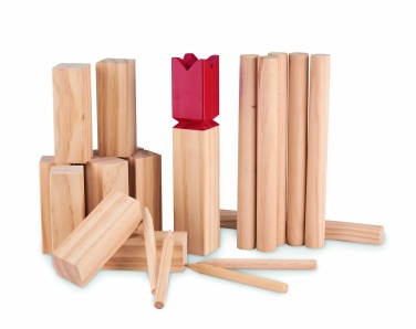 Logo trade promotional merchandise photo of: Pinewood outdoor throwing game