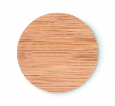 Logo trade promotional items image of: Bamboo make-up mirror