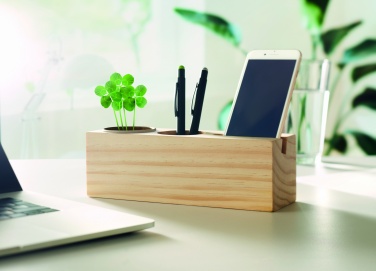 Logo trade promotional giveaways picture of: Desk stand with seeds kit