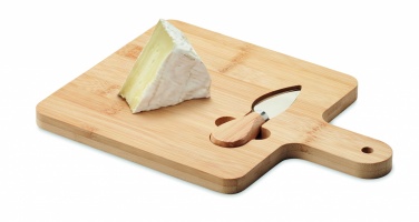 Logotrade promotional product image of: Cheese board set in bamboo Bremen