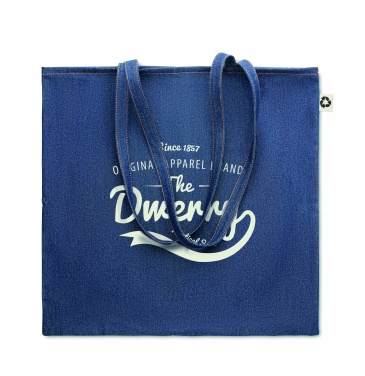 Logo trade promotional merchandise image of: Recycled denim shopping bag