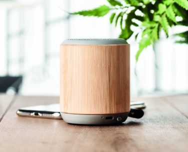 Logotrade business gifts photo of: 5.3 wireless bamboo speaker