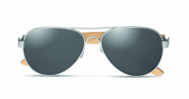 Logotrade business gift image of: Bamboo sunglasses in pouch TARTU