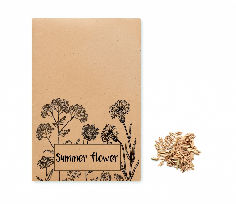 Logo trade promotional items picture of: Flowers mix seeds in envelope