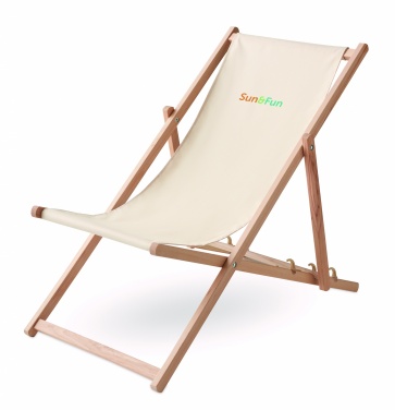Logotrade corporate gift picture of: Beach chair in wood