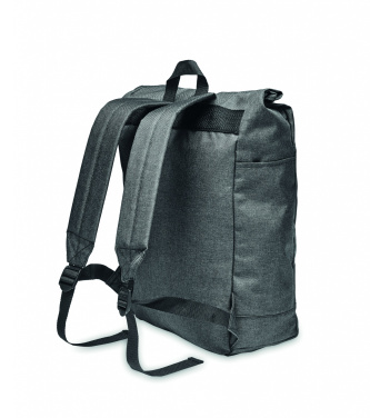 Logo trade promotional gifts image of: 600D RPET 2 tone backpack