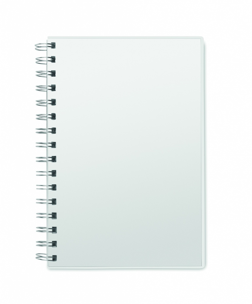 Logotrade promotional giveaways photo of: A5 RPET notebook recycled lined