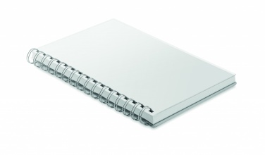 Logo trade promotional giveaways picture of: A5 RPET notebook recycled lined