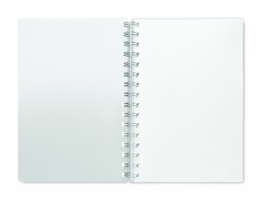 Logo trade corporate gifts image of: A5 RPET notebook recycled lined