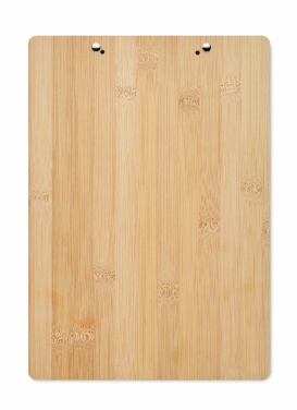 Logo trade promotional item photo of: A4 bamboo clipboard
