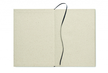 Logo trade promotional items picture of: A5 grass notebook 80 lined