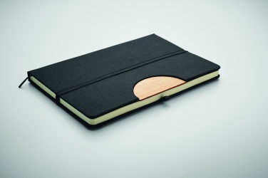 Logo trade business gifts image of: A5 RPET notebook 80 lined