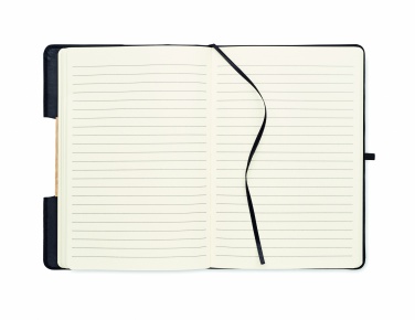 Logo trade promotional products image of: A5 RPET notebook 80 lined