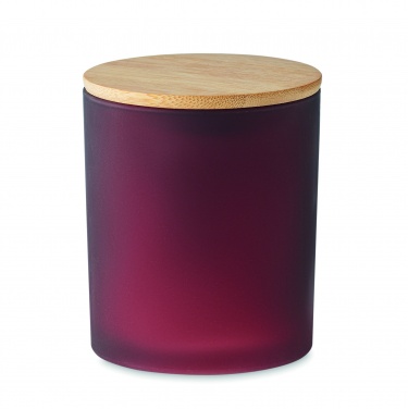 Logo trade corporate gifts image of: Plant based wax candle 280 gr