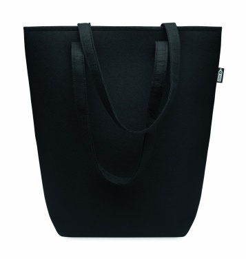 Logo trade promotional giveaways image of: RPET felt event/shopping bag