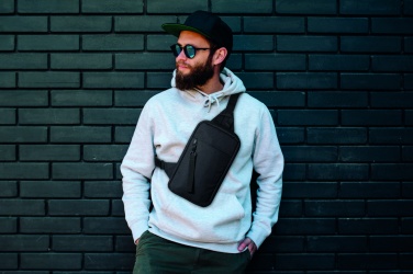 Logotrade advertising product picture of: Cross chest bag in 600D Rpet