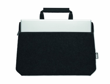 Logo trade advertising products image of: RPET felt zippered laptop bag