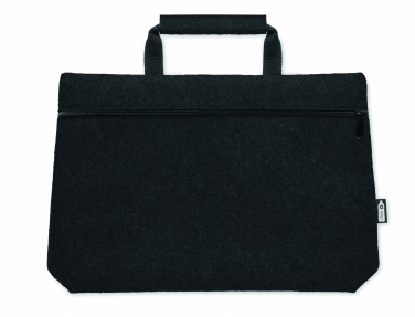 Logotrade advertising products photo of: RPET felt zippered laptop bag