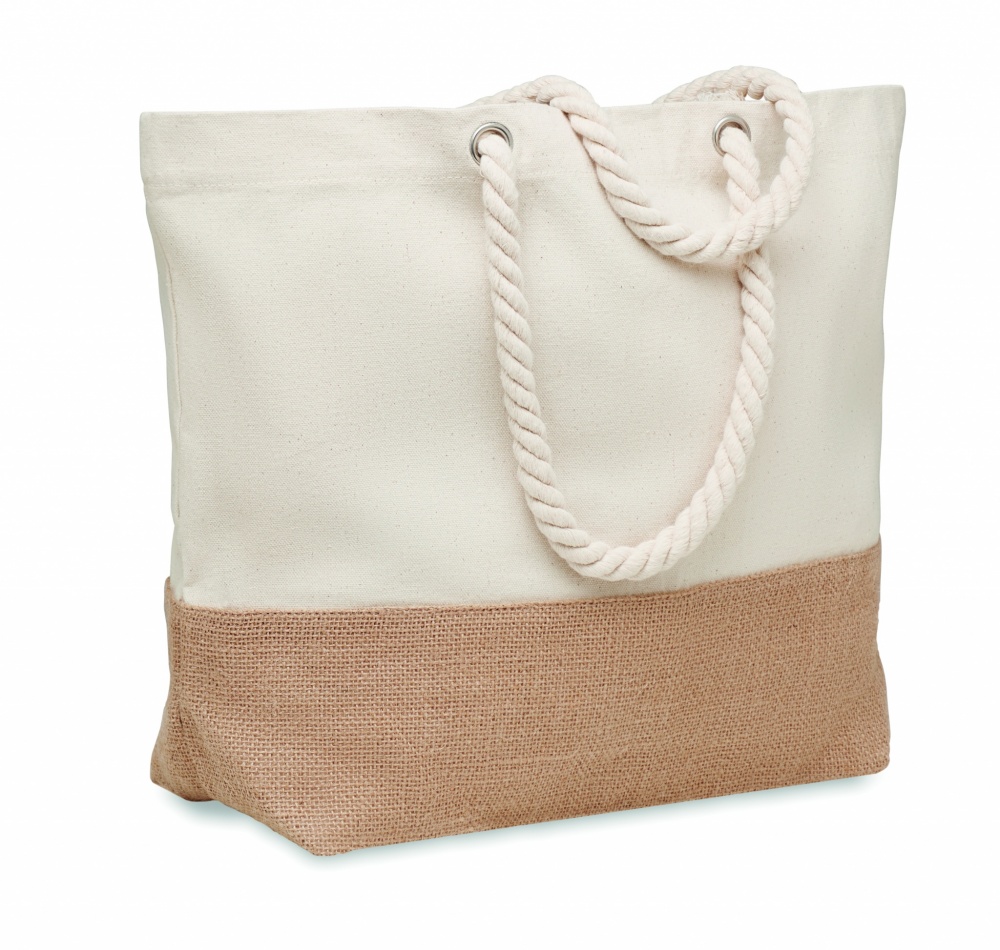 Logotrade promotional merchandise picture of: Canvas beach bag 280 gr/m²