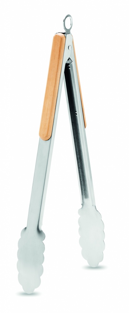 Logo trade business gifts image of: Stainless Steel Tongs