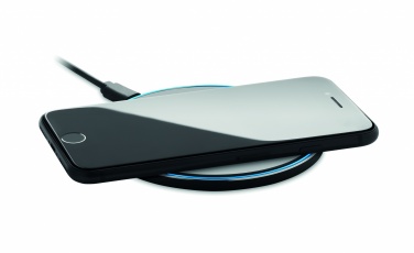 Logo trade promotional products picture of: Glass wireless 10W charger