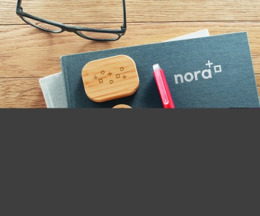 Logo trade promotional products picture of: TWS earbuds in bamboo case