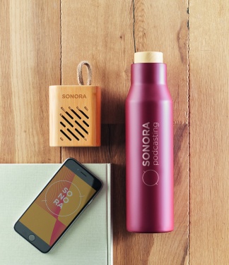 Logo trade promotional product photo of: 3W Bamboo wireless speaker