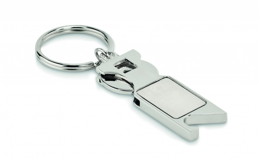 Logotrade advertising product picture of: Euro Token key ring Porvoo