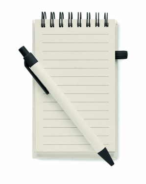 Logo trade corporate gift photo of: A6 milk carton notebook set