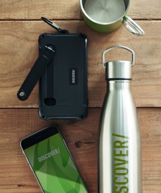 Logo trade promotional products image of: 8000 mAh solar dynamo charger