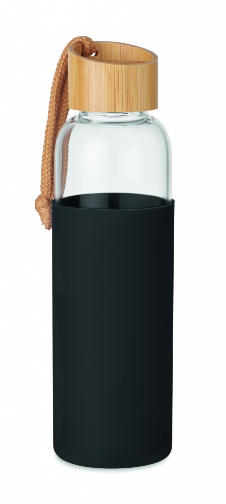 Logotrade corporate gift image of: Glass Bottle 500 ml in pouch