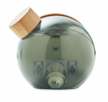 Logo trade promotional merchandise image of: Water powered bamboo LCD clock