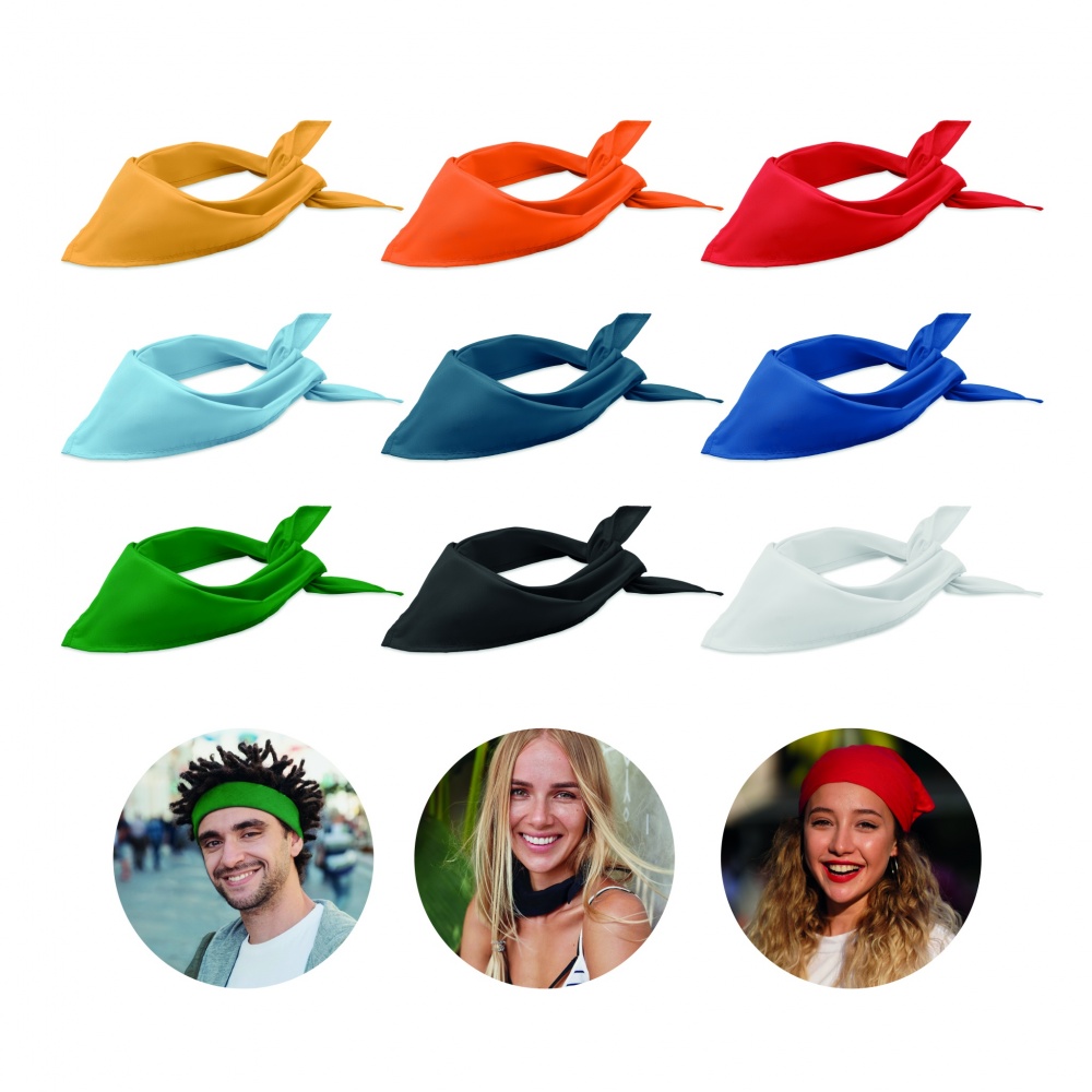 Logo trade promotional item photo of: Multifunction Scarf Polycotton