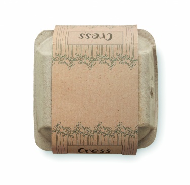Logo trade promotional merchandise photo of: Egg carton growing kit