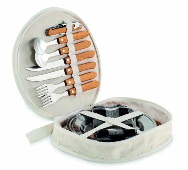 Logo trade advertising products image of: Picnic 2 person set in pouch