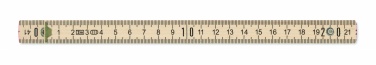 Logotrade promotional item picture of: Carpenter ruler in wood 2m