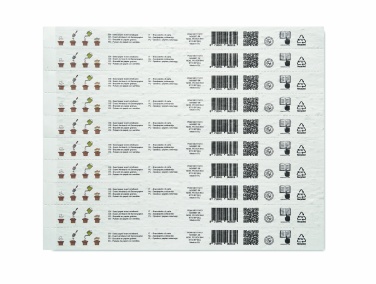 Logo trade corporate gift photo of: Sheet of seed paper wristbands