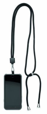Logotrade promotional item image of: RPET Phone holder lanyard