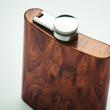 Logotrade promotional merchandise picture of: Slim hip flask 190 ml