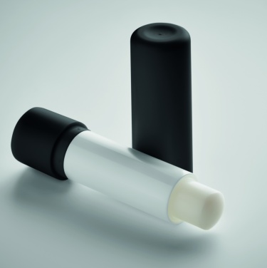 Logo trade promotional giveaways picture of: Vegan lip balm in recycled ABS